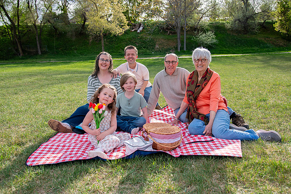 Stark Family Golden Hour Kite Flying Session Smyer Image 4777