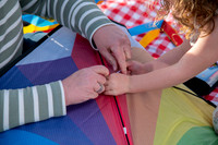 Stark Family Golden Hour Kite Flying Session Smyer Image 4830