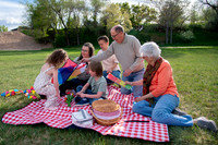 Stark Family Golden Hour Kite Flying Session Smyer Image 4787