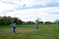 Stark Family Golden Hour Kite Flying Session Smyer Image 4847