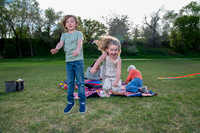 Stark Family Golden Hour Kite Flying Session Smyer Image 4839