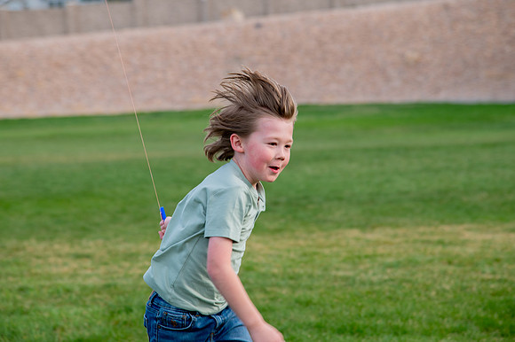 Stark Family Golden Hour Kite Flying Session Smyer Image 5097
