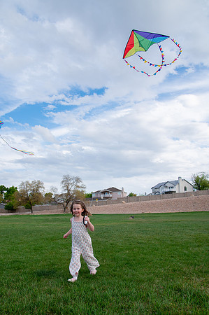 Stark Family Golden Hour Kite Flying Session Smyer Image 5211