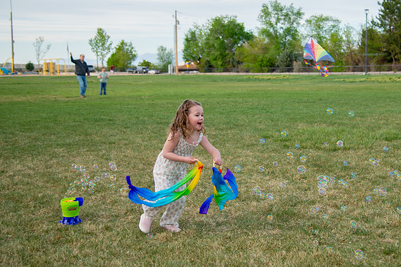 Stark Family Golden Hour Kite Flying Session Smyer Image 5595