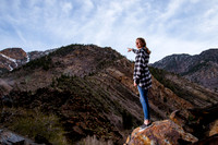 Twin Radiance: Senior Photo Session with Tregan and Trinity Grubb in Big Cottonwood Canyon