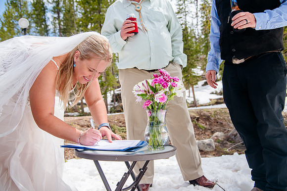 now in June: Megan Collins and Seth Underwood's Mountain Wedding
