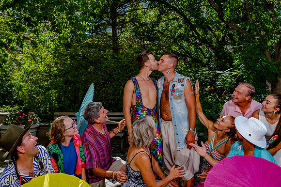 Celebrating Love and High Fashion - Josh and Lucas's Stunning Wedding at Galavan Center!