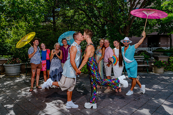 Celebrating Love and High Fashion - Josh and Lucas's Stunning Wedding at Galavan Center!