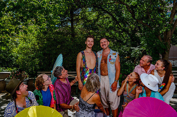 Celebrating Love and High Fashion - Josh and Lucas's Stunning Wedding at Galavan Center!