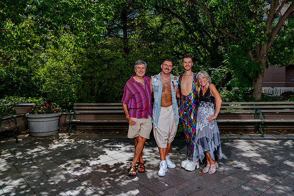 Celebrating Love and High Fashion - Josh and Lucas's Stunning Wedding at Galavan Center!