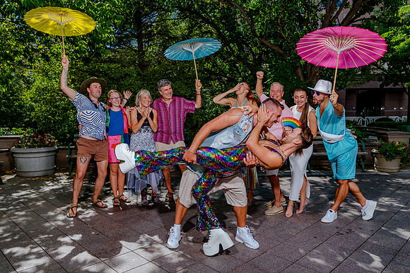 Celebrating Love and High Fashion - Josh and Lucas's Stunning Wedding at Galavan Center!