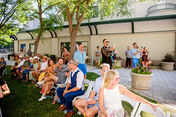 Celebrating Love and High Fashion - Josh and Lucas's Stunning Wedding at Galavan Center!