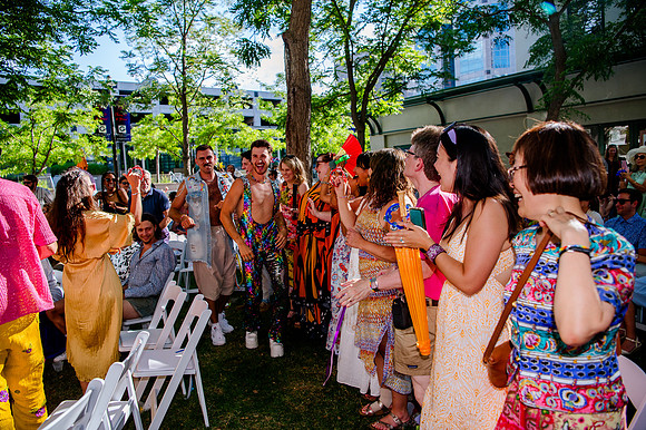 Celebrating Love and High Fashion - Josh and Lucas's Stunning Wedding at Galavan Center!