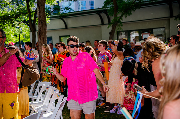 Celebrating Love and High Fashion - Josh and Lucas's Stunning Wedding at Galavan Center!