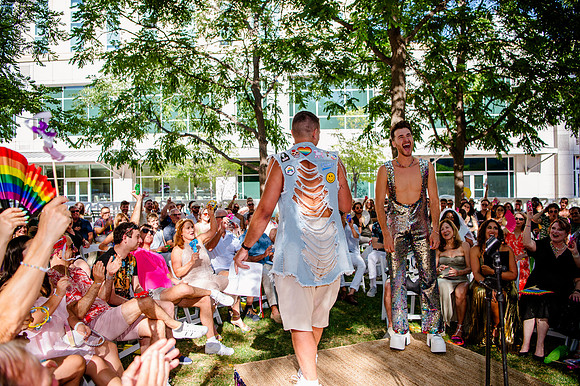 Celebrating Love and High Fashion - Josh and Lucas's Stunning Wedding at Galavan Center!