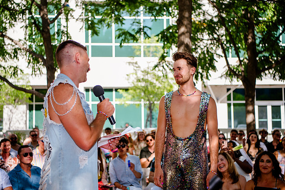 Celebrating Love and High Fashion - Josh and Lucas's Stunning Wedding at Galavan Center!
