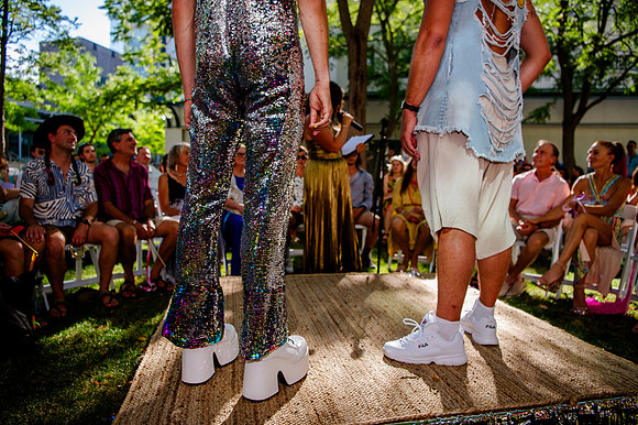 Celebrating Love and High Fashion - Josh and Lucas's Stunning Wedding at Galavan Center!