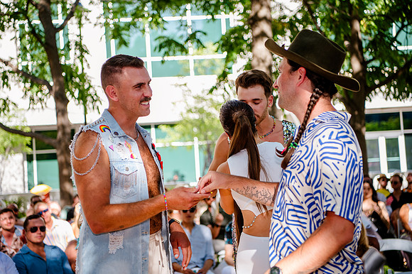 Celebrating Love and High Fashion - Josh and Lucas's Stunning Wedding at Galavan Center!