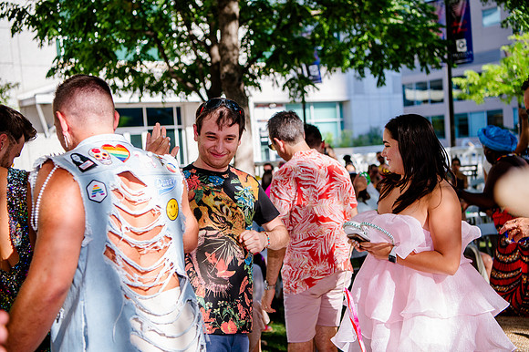 Celebrating Love and High Fashion - Josh and Lucas's Stunning Wedding at Galavan Center!