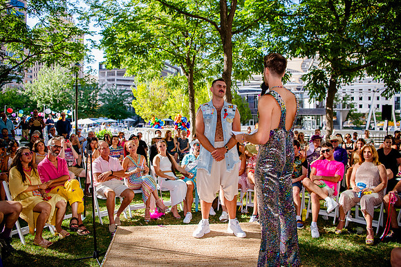Celebrating Love and High Fashion - Josh and Lucas's Stunning Wedding at Galavan Center!
