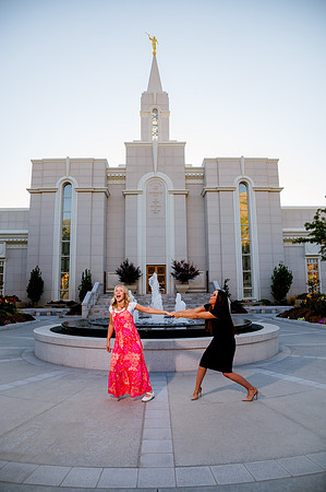 Missionary Photoshoot: Isabelle Petersen at Bountiful Temple