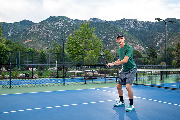 Coach Lance Lagerquist Pickleball Athlete Portraits Pepperwood Sandy Utah4559