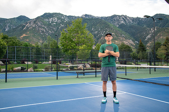 Coach Lance Lagerquist Pickleball Athlete Portraits Pepperwood Sandy Utah4601