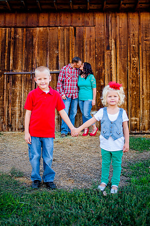 Modern rustic family