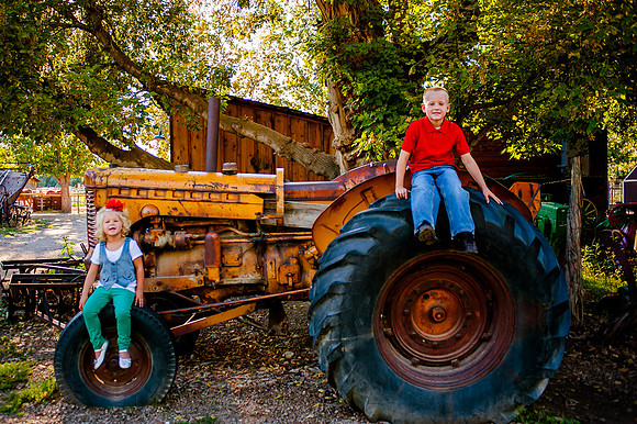 Kids on Tractor