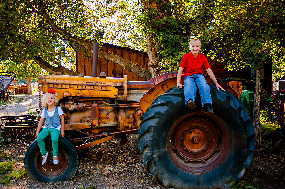 Kids on Tractor