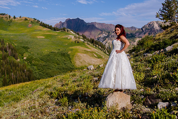 Rick and Stephanie in Albion Basin-4072