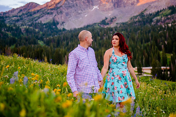 Rick and Stephanie in Albion Basin-2195