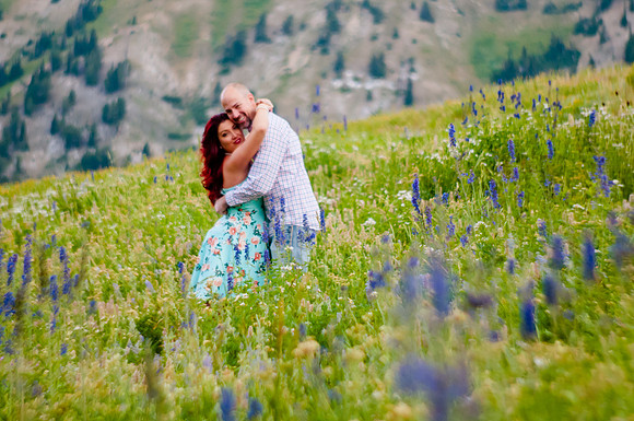 Rick and Stephanie in Albion Basin-9541