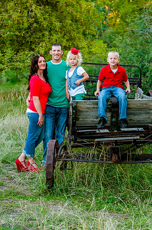 Family wagon portrait