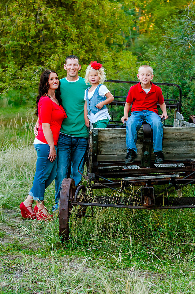 Family wagon portrait