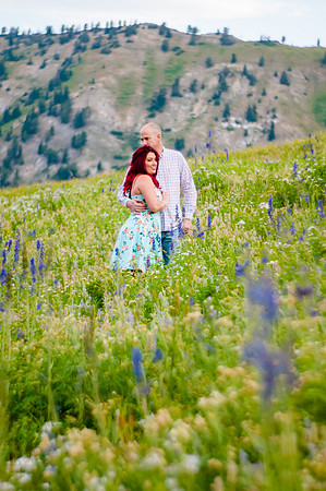 Rick and Stephanie in Albion Basin-9506