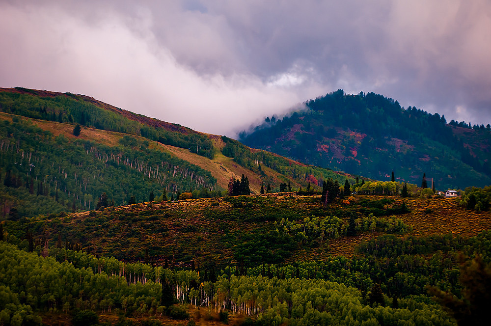 The vie from the Stein Ericsen Lodge/Gala Dinner at Deer Valley/Park City/Stein Eriksen Lodge/Mountain Lodge