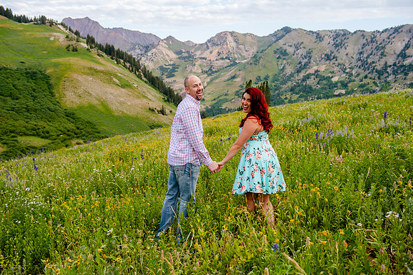 Rick and Stephanie in Albion Basin-2805