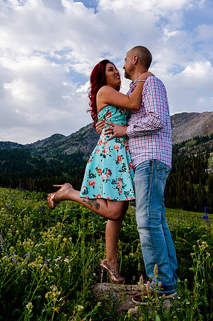 Rick and Stephanie in Albion Basin-2979