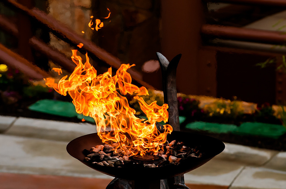Gala Dinner at Deer Valley/Park City/Stein Eriksen Lodge/Mountain Lodge/flaming skier head