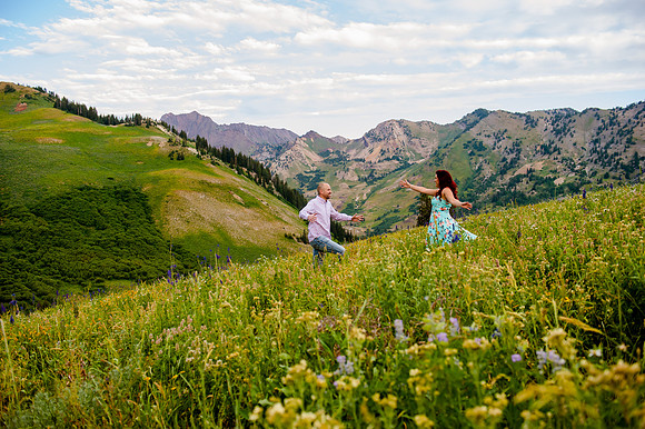 Rick and Stephanie in Albion Basin-2581