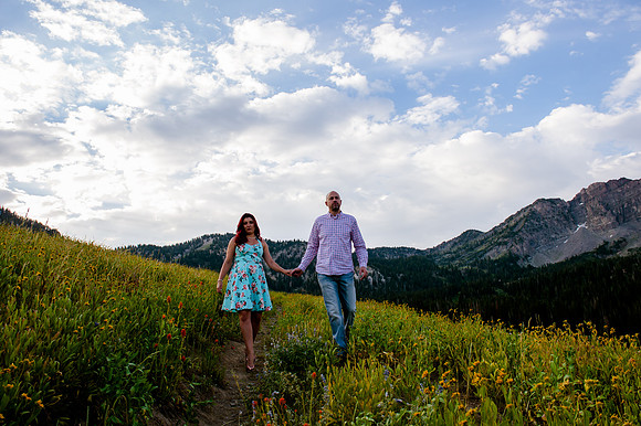 Rick and Stephanie in Albion Basin-3087