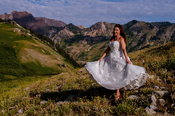 Rick and Stephanie in Albion Basin-4418