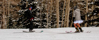 Face to face skiing