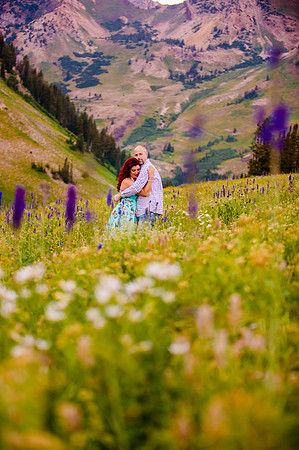 Rick and Stephanie in Albion Basin-2336