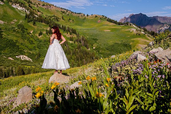 Rick and Stephanie in Albion Basin-4073