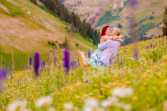 Rick and Stephanie in Albion Basin-2395
