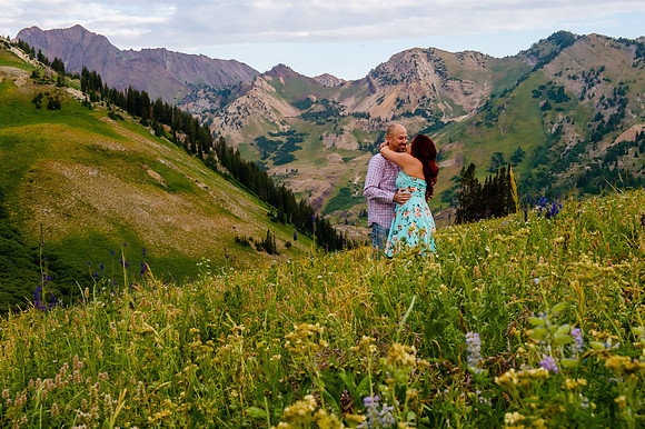 Rick and Stephanie in Albion Basin-2607