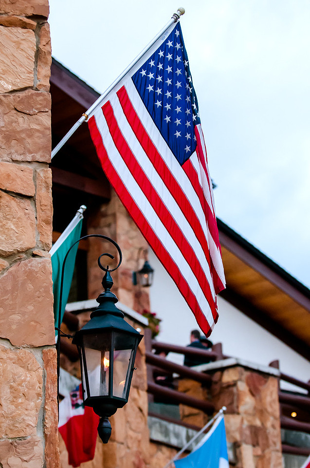 U.S. Flag/Dinner at Deer Valley/Park City/Stein Eriksen Lodge/Mountain Lodge 