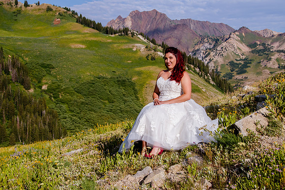 Rick and Stephanie in Albion Basin-4236